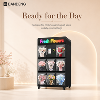 BANDENG 6510XH 10T Distributeur Automatique de Bouquets avec Présentoir Réfrigéré pour Fleurs Fraîches pour la Vente de Fleurs