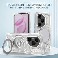 Coque de téléphone robuste et tendance pour Honor 200-400/X60 Series - Haute qualité, anti-chute, antichoc, avec béquille en métal