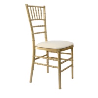 Chaises Chiavari en métal doré empilables pour hôtels, réceptions et mariages, à panneaux épais, démontables, pour la vente en gros et usage commercial