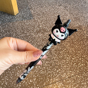Nuevo Bolígrafo de Clic con Diseño de Animal 3D Estilo Caricatura, Bolígrafo de Punta Redonda de Metal de Secado Rápido, Tinta Negra de 14 cm para Estudiantes que Resuelven Problemas Rápidamente - Product Image 2