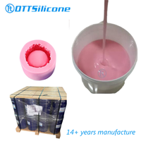 Silicone platine 30A pour la fabrication de moules en béton/pierre, caoutchouc de silicone RTV-2