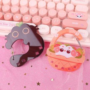 Custom Irregular Shape Kitty Carabiner Acrylic Keychain Cute Colorful UV Printing Eco-Friendly Business Gift Japan Anime Design - Product Image 2
