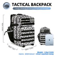 Sac à dos tactique de sport 900D, plusieurs couleurs, 35 litres, imperméable, système Molle, sac de sport, articles en stock à l'étranger