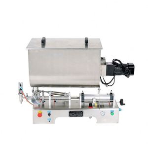 Machine de remplissage de sauce au bœuf et de sauce chili à grande capacité avec mélangeur chauffant en U - Product Image 1
