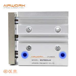 Mgpm mgpl nhỏ gọn hướng dẫn Rod đôi trục giá rẻ khí nén <span class=keywords><strong>piston</strong></span> xi lanh không khí - Product Image 3