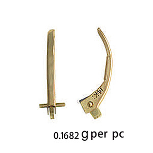 Clip de réparation <span class=keywords><strong>en</strong></span> <span class=keywords><strong>or</strong></span> 14 carats 18 carats/connecteur de collier de chaîne à rivets inachevé, 0mm, vendu par PC - Product Image 5