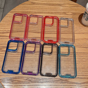 Funda Transparente Resistente para Teléfono, Combinación Colorida, Antigolpes, 3 Capas, Protección 360 para Samsung S25 S24 S23 A16 A26 A36 A56 A25 - Product Image 1