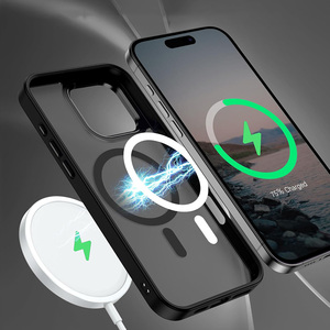 <span class=keywords><strong>Cover</strong></span> per <span class=keywords><strong>iPhone</strong></span> 16 15 14 13 12 Pro Max in Vendita, Custodia Colorata di Lusso con Effetto Pelle, Magnetica, Opaca e Antiurto - Product Image 3