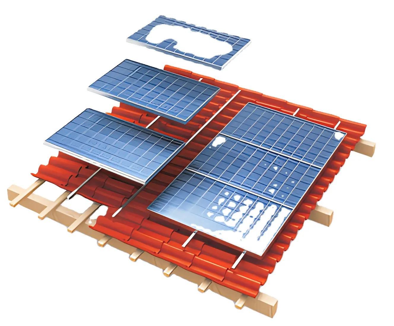 यूनिवर्सल समायोज्य सौर पैनल बढ़ते ऊर्जा छत प्रणाली ब्रैकेट सौर सिरेमिक स्लेट की छत टाइल छत के लिए हुक