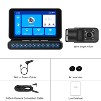 Monitor Portátil para Automóvil Podofo, Pantalla IPS de 3.97\"/5\", Monitor para Bebés, Cámara para Reposacabezas de Automóvil, Compatible con CarPlay/Android Auto/BT, Venta al por Mayor OEM