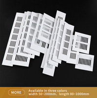 Jinnate Vente en gros Offre Spéciale portes d'armoire ventilées bouches d'aération d'armoire pour armoire de cuisine