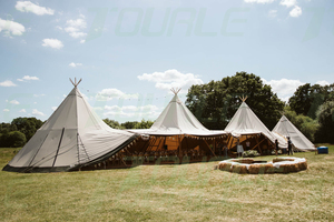 Tenda Tipi Indiana di Lusso Impermeabile per Eventi, Matrimoni, Feste, Fiere, <span class=keywords><strong>Campeggio</strong></span> e Glamping - Product Image 4