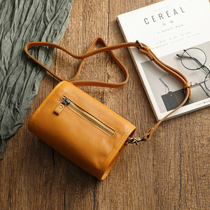 Nuevo Bolso Bandolera de Moda para Teléfono Móvil, de Alta Calidad, en Cuero Vacuno Auténtico, Venta al Por Mayor, Promocional, para Mujer - Product Image 3
