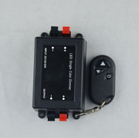 Module de bande lumineuse de couleur noire lumière 96w dc12-24V led gradateur unique