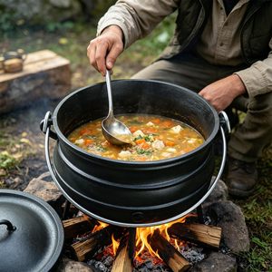 South Africa Three Feet Vegetable Oil <b>Cast</b> <b>Iron</b> Cookware Cauldron/potjie <b>Pots</b> - Product Image 6