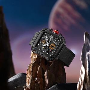 Reloj Deportivo de Silicona Cuadrado ONOLA 6831 Original de Primera Marca, Relojes de Cuarzo con Cronógrafo Luminoso para Hombre - Product Image 6