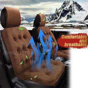 1 Housse de siège universelle pour automobile, en peluche, coussin de dossier doux et confortable, accessoires intérieurs de voiture pour la chaleur hivernale - Product Image 4