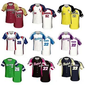 Toptan özelleştirilmiş beyzbol takımı formaları erkek beyzbol formaları erkek beyzbol kitleri - Product Image 2
