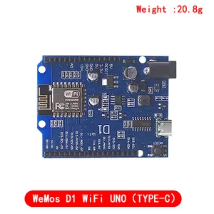 Placa de Desarrollo Wifi para Arduino, Módulo Inalámbrico Basado en UNO, ESP8266, Escudo, Compatible con Arduino, IDE, D1, Wemos, R2, 1 Unidad, 1 Unidad