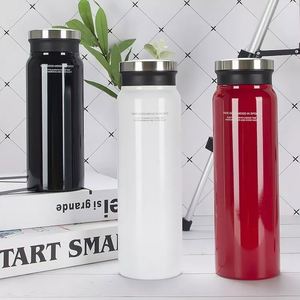 Customized 500ml High Grade Stainless Steel Vacuum Insulated Flask Thermal <b>Mug</b> With Leather Bag - Product Image 2
