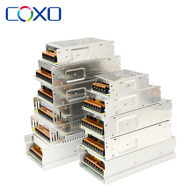 PS LED Driver 100% Full Power 110v 220v Aluminum Shell Classic Design Stable Quality 220 to 12v 24v Dc Switching Power Supply