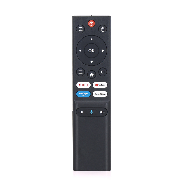 Nice Design Black 18 Keys Silicone Ble Remote with Voice Control for Home Automation Wireless RF air Mouse Tv Remote Control