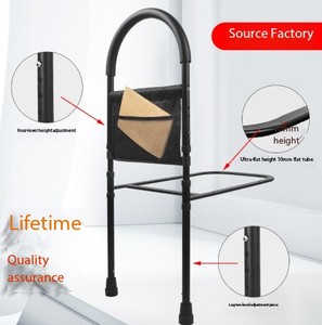 Bed Rails for Elderly Adults Safety With <b>Storage</b> Pocket Assist Support Side Railings for Seniors - Product Image 1