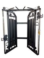 Equipo de Ejercicio Multifuncional de Metal para Gimnasio, Máquina Comercial de Polea Alta para Ejercicios de Pecho y Espalda, con Pila de Pesas de 100 kg