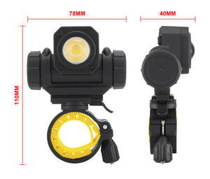 ปืนพ่นสีรถยนต์แบบพกพาสำหรับบูธไฟ LED แบบชาร์จไฟได้พร้อมไฟ LED แบบ COB 6W สำหรับนกที่สว่างสดใส - Product Image 4