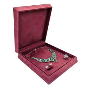 Custom logo Luxury Ring <b>Box</b> Wholesale <b>Plastic</b> Velvet Jewelry <b>Box</b> Presentation with LED Light Square Jewelry Packaging <b>Box</b> - Product Image 5