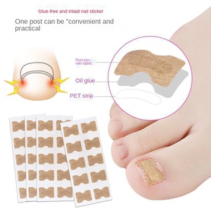 Fuß <span class=keywords><strong>Lala</strong></span> Zehen nagel Korrektur Aufkleber Kunststoff Selbst klebende Nagel Inlay für Rillen korrektur kleber frei - Product Image 2