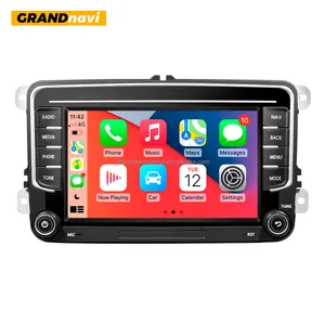 GRANDnavi 7 pulgadas pantalla táctil coche Android estéreo Gps Radio para Volkswagen Golf Skoda Passat unidad principal de coche