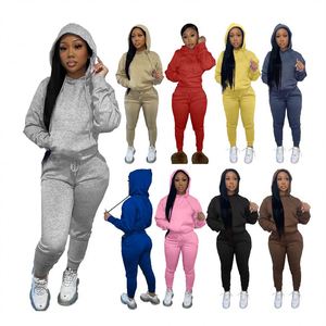 Vernal – vêtements pour femmes, couleur unie, manches longues, survêtement de sport, ensemble de 3 pièces, nouvelle collection 2023 - Product Image 1