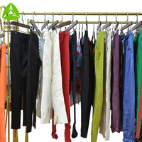 Pantalons décontractés en coton pour femmes, de seconde main, qualité supérieure, mélange polyester/coton, style coréen