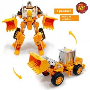 Hot Bán Biến Dạng Xe Biến Dạng <span class=keywords><strong>Robot</strong></span> Xe Sáng Tạo Dễ Thương Mini Hành Động Hình Xây Dựng Khối Gạch Cho Trẻ Em - Product Image 2