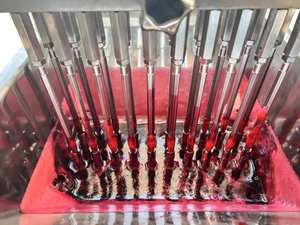 เครื่องเติมหมากฝรั่ง2สีสภาพใหม่พร้อมวิศวกรรองรับ PLC เป็นส่วนประกอบหลัก - Product Image 3