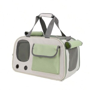 Portable Pet <b>Carrier</b> <b>Backpack</b> Oxford Fabric Breathable Large Capacity For <b>Cats</b> And Dogs - Product Image 5