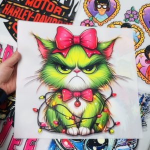 Nhà Máy Bán Buôn Chất Lượng Cao Nhiệt Áo Thun Sắt Trên Chuyển Sticker In T-Shirts Tùy Chỉnh DTF Chuyển Thiết Kế In Ấn - Product Image 1