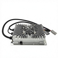 Convertisseur DC-DC abaisseur personnalisé 1200W, entrée 48V-540V vers sortie 48V 90-265VAC, refroidissement par air, IP67, haute efficacité 45dB