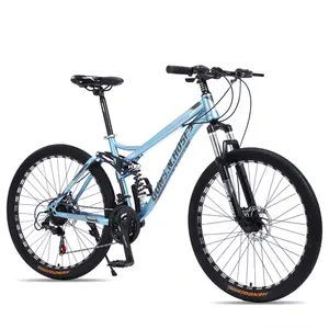 Sepeda gunung suspensi penuh 26 inci, sepeda downhill bahan Aloi aluminium kualitas tinggi, harga pabrik untuk sepeda mtb