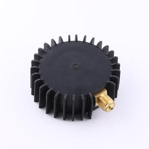 Manomètres radiaux de 100 mm fournis par le fabricant, connecteurs en laiton et cuivre, boîtiers en fer noir, protections pour gaz - Product Image 2