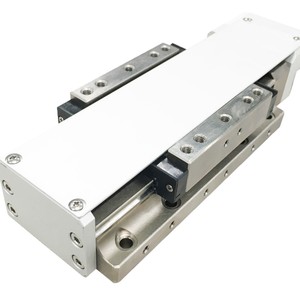 รางเลื่อนแกน X แบบไร้มอเตอร์ Suruga Seiki PG413V พร้อมรางนำแบบเส้นตรงที่มีความแม่นยำสูงพิเศษและแกนกลวงสำหรับอุปกรณ์ขนส่ง - Product Image 5