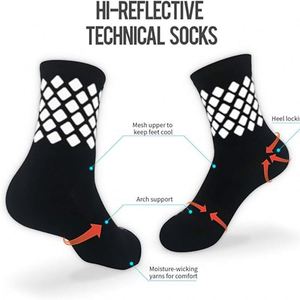 Calcetines de Ciclismo Personalizados para Hombre, Ligeros y Transpirables para Verano - Product Image 2