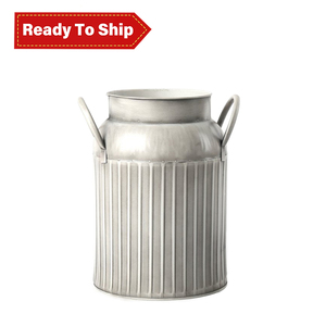 Latte in metallo può fiore brocca <span class=keywords><strong>anfora</strong></span> stile nordico vaso da fiori da giardino a buon mercato vaso vaso vaso contenitore imballaggio/giftpacking - Product Image 2