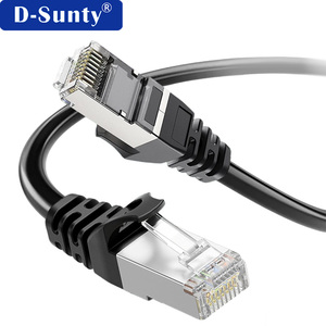 สายแพทช์คอปเปอร์ SFTP Cat6 Cat6A Cat7 Cat8 สำหรับใช้งานภายในและภายนอกอาคาร ความยาว 10 ม. 20 ม. 25 ม. 30 ม. 50 ม. สายเคเบิลเครือข่ายอีเธอร์เน็ต LAN - Product Image 4