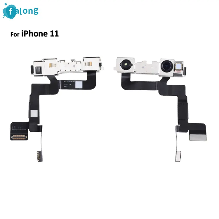 Für iPhone 11 11 Pro Max 12 12 Pro Max 12 Mini OEM 100% Test Well Front Selfie-Kamera mit Gesichts-ID-Modul Automatische Helligkeit