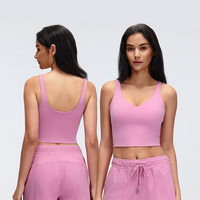 Soutien-gorge de sport pour femme 2026 Beautiful Back Fitness, haute résistance, antichoc, respirant, avec rembourrage amovible intégré et logo frontal