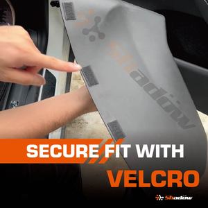 Boîte de rangement latérale pour voiture Accessoires organisateurs pour tesla modèle Y Rangement latéral pour siège 4PCS TPE - Product Image 5