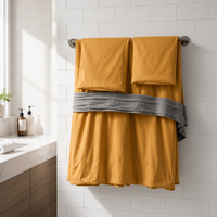 100% bambou Viscose 4pc ensemble de draps de lit en bambou draps de bambou avec poches profondes de 17"