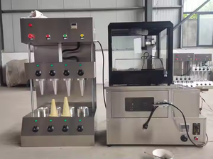 Nueva Máquina Expendedora Automática de Conos de Pizza de Acero Inoxidable 304, Precio al por Mayor, Máquina para Hacer Conos Cónicos y de Waffle - Product Image 2